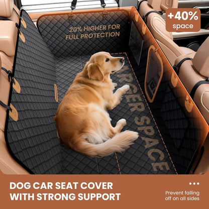 600D Heavy Duty Dog Car Seat Cover for Back Seat, 2026 Upgraded