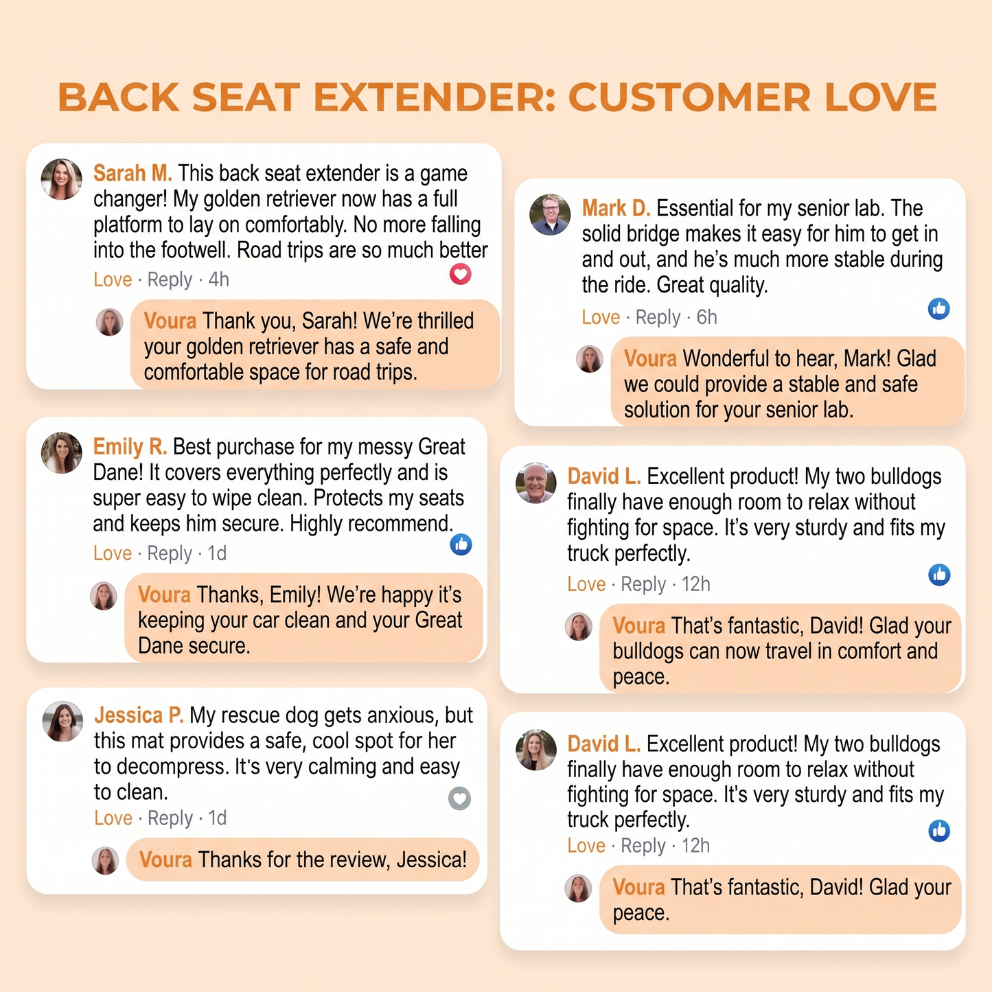 Voura™ Hard Bottom Back Seat Extender